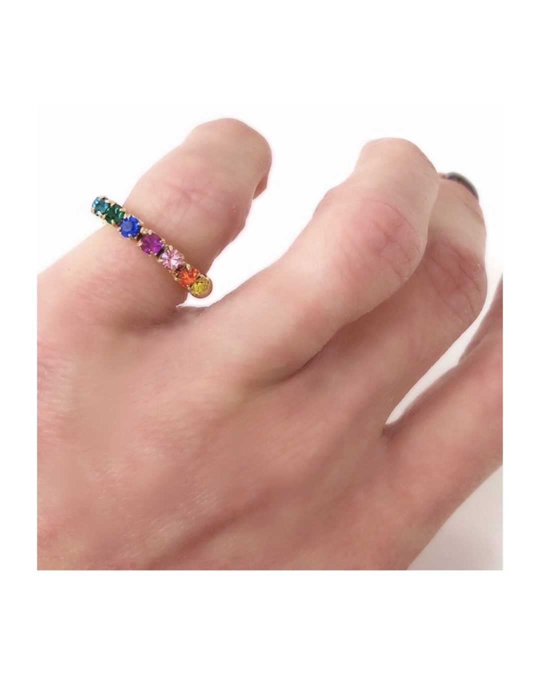 Anello veretta regolabile da Mignolo Multicolor  (ESCLUSIVA ONLINE)