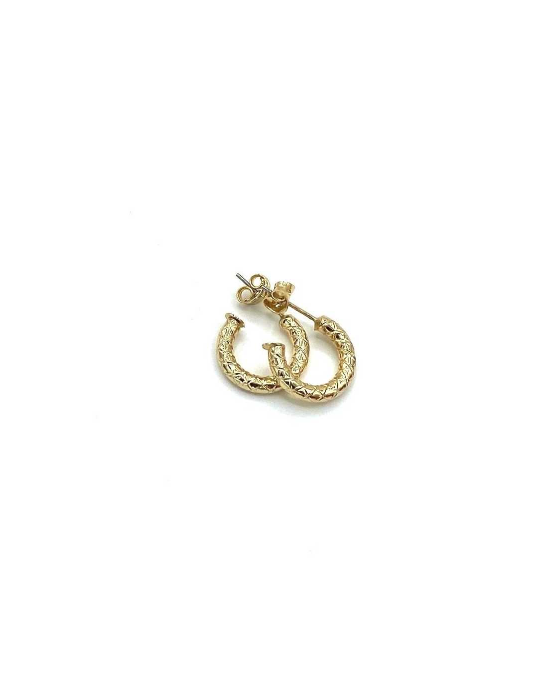 Coppia Turtle Hoops 1,5 cm