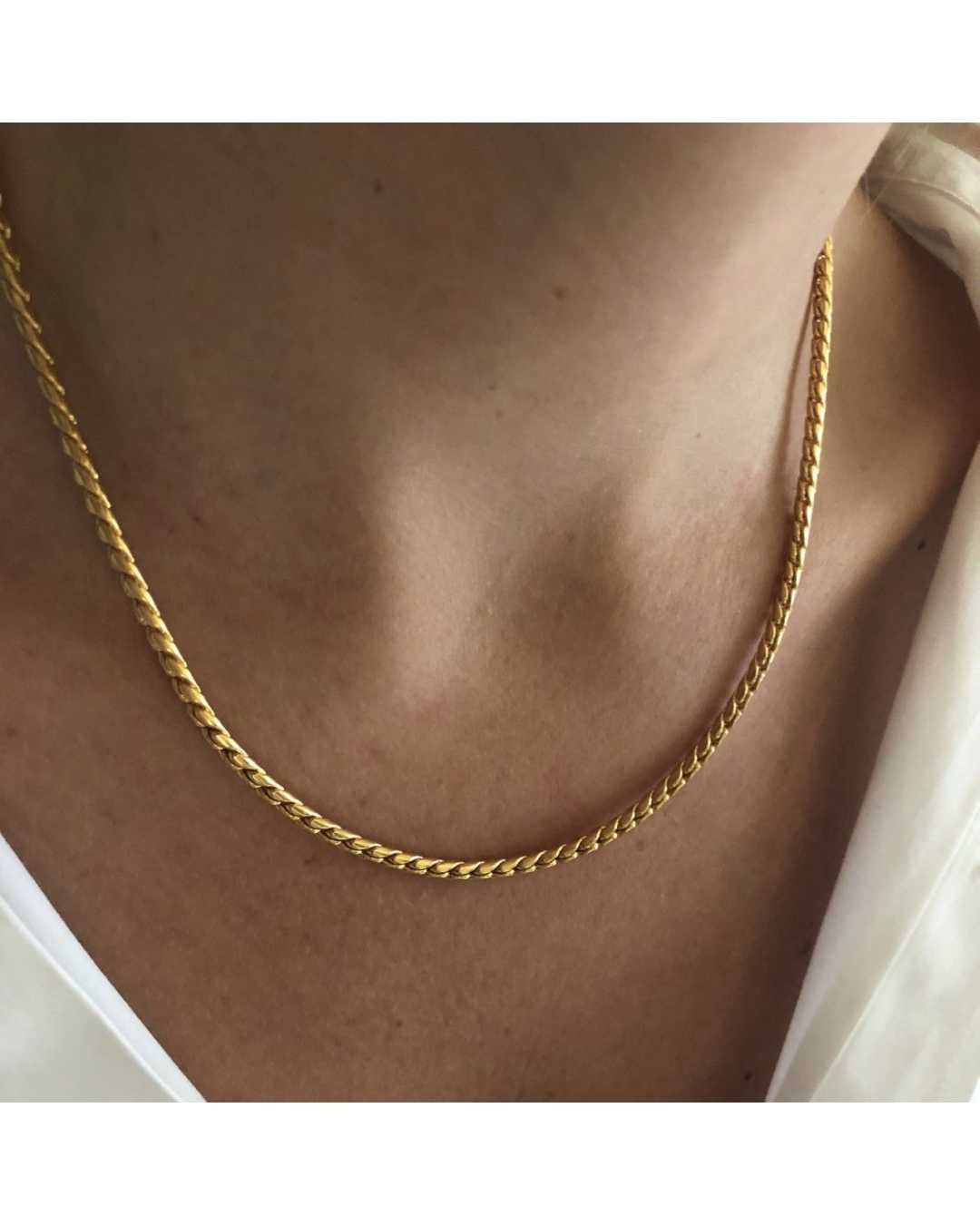 Braid chain Necklace